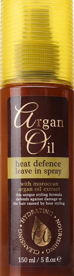 Hot Argan Oil Heat Defence Leave In Spray 150ml Hair & Skincare