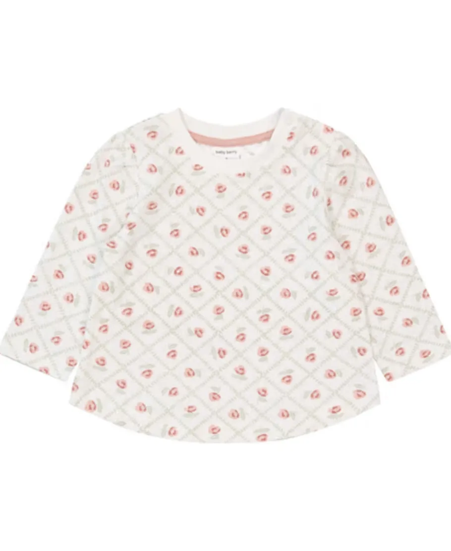 New Babies' All Over Print Long Sleeve Top Tops|Baby Essentials
