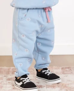 New Babies' Embroidery Trackpants Bottoms|Sweats & Fleece