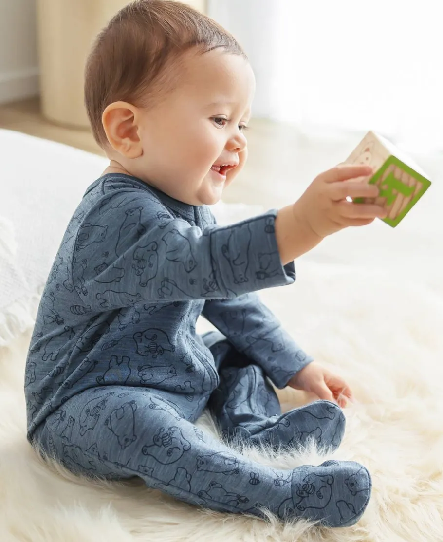 Best Babies' Merino Cotton Blend Growsuit Merino|Growsuits