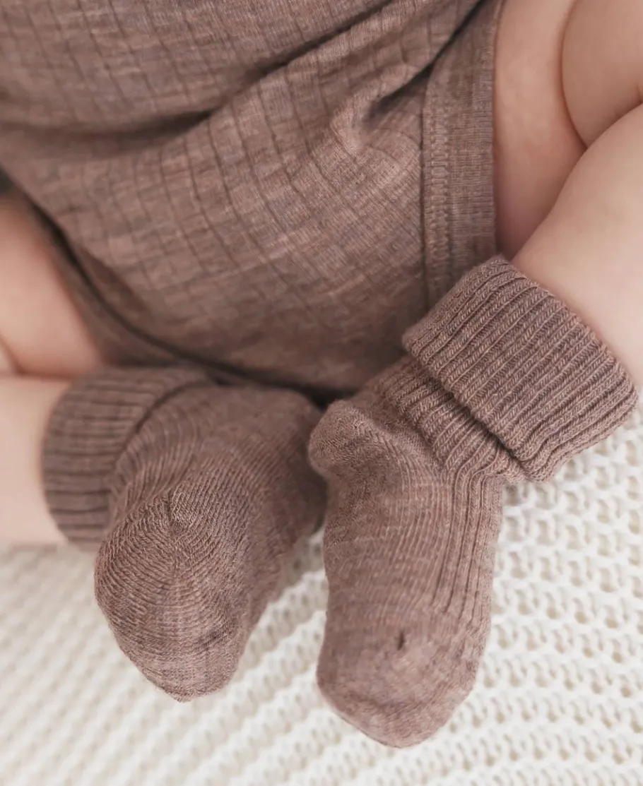 Hot Babies' Merino Rib Socks Merino