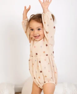 Clearance Babies' Printed Double Cloth Romper Rompers + Sets