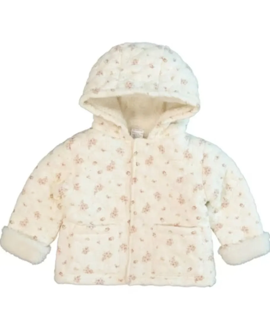 New Babies' Quilted Sherpa Jacket Jackets