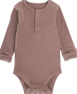 Hot Babies' Rib Long Sleeve Bodysuit Bodysuits