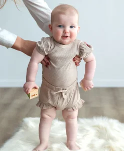 Discount Babies' Rib Short Sleeve Tee Tops|Baby Essentials