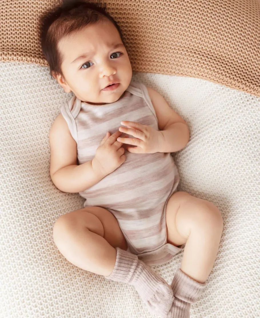 Discount Babies' Sleeveless Merino Bodysuit Merino