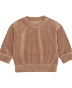 Outlet Babies' Velvet Rib Long Sleeve Top Tops