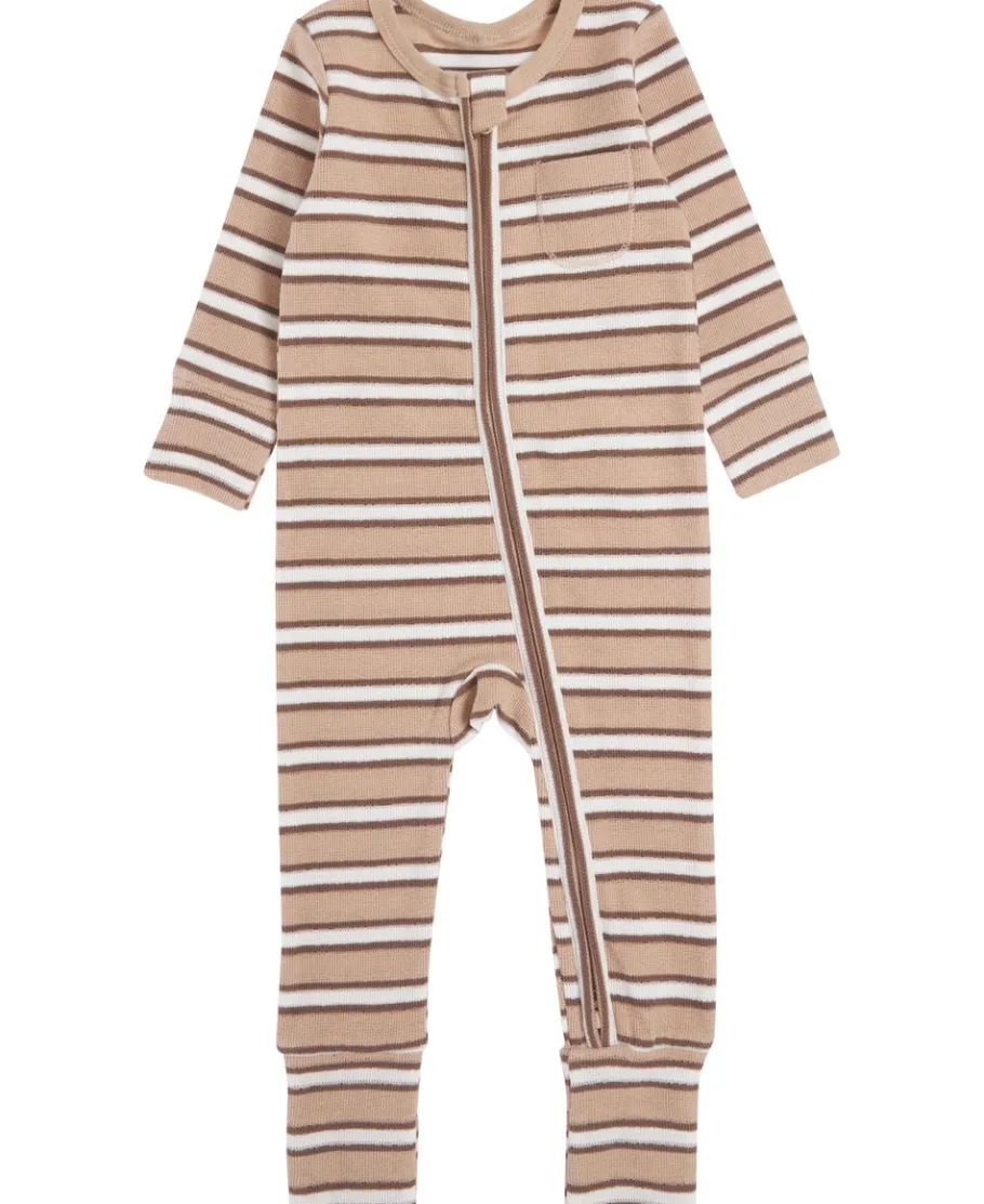 Outlet Babies' Waffle 2way Zip Romper Rompers + Sets