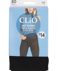 Hot Clio No Shine Thick 80D Opaue Tights Women Accessories|Womens Hosiery