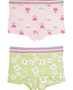 Best Girls' 2 Pack Playground Shorties Kids Underwear|Kids Briefs