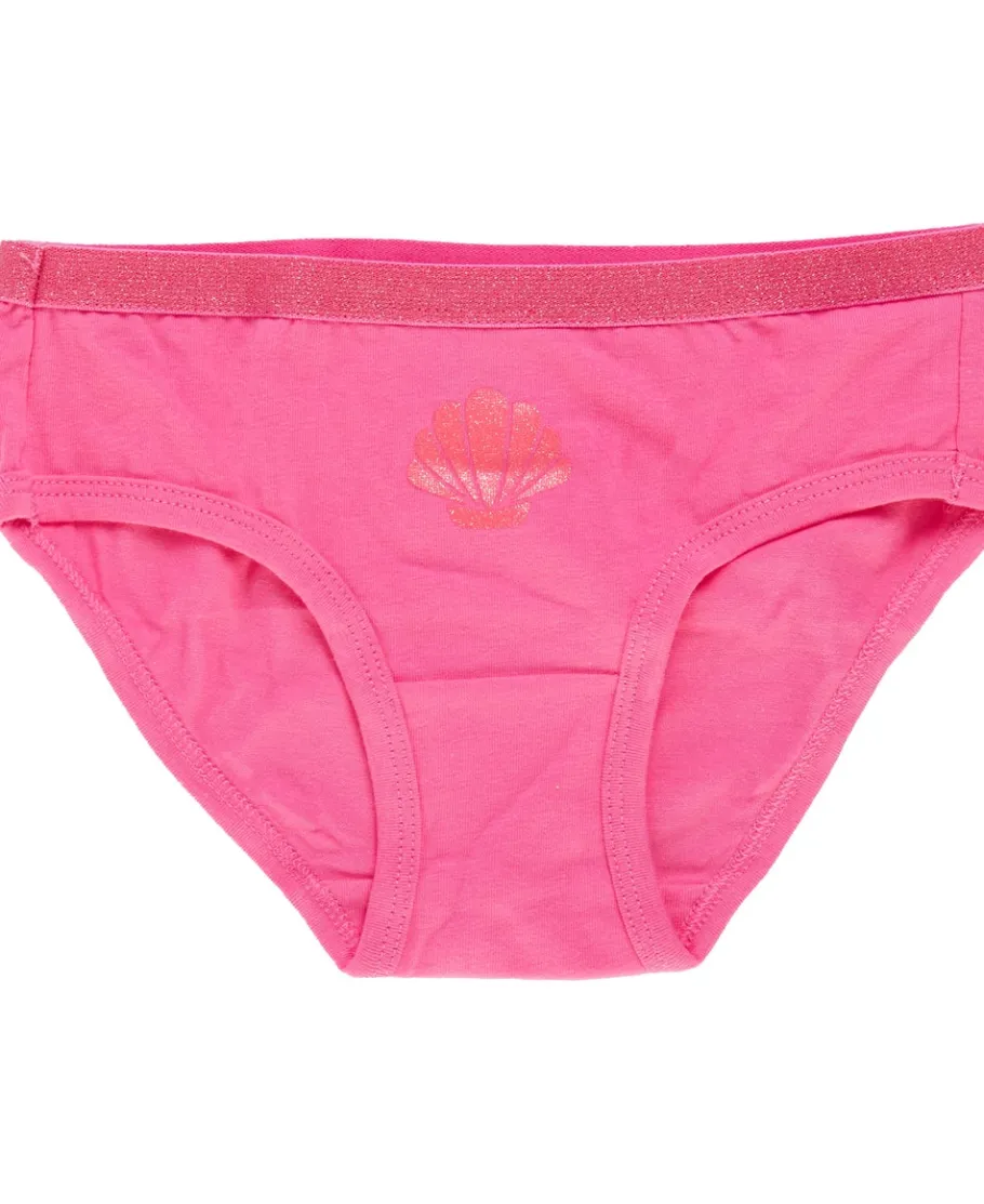 New Girls' Metallic Waistband Brief Kids Underwear|Kids Briefs