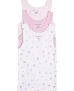 Outlet Kids' 3 Pack Print Singlet Kids Kids Singlets & Bras|All Kids Underwear