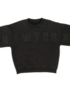 Sale Kids' Acid Washed Applique Sweatshirt Kids Sweats + Fleece|Kids 8 - 16