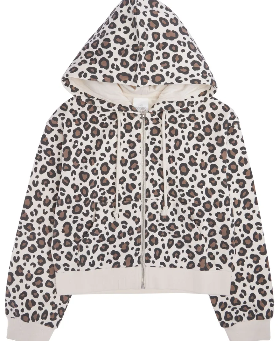 Outlet Kids' All-over Print Zip Hoodie Kids Sweats + Fleece|Tops