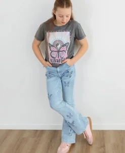 Fashion Kids' Applique Flare Jeans Kids Bottoms|Kids 8 - 16