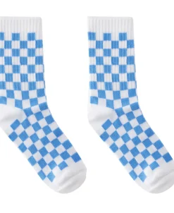 Clearance Kids' Check Rib Crew Socks Kids Underwear|Accessories