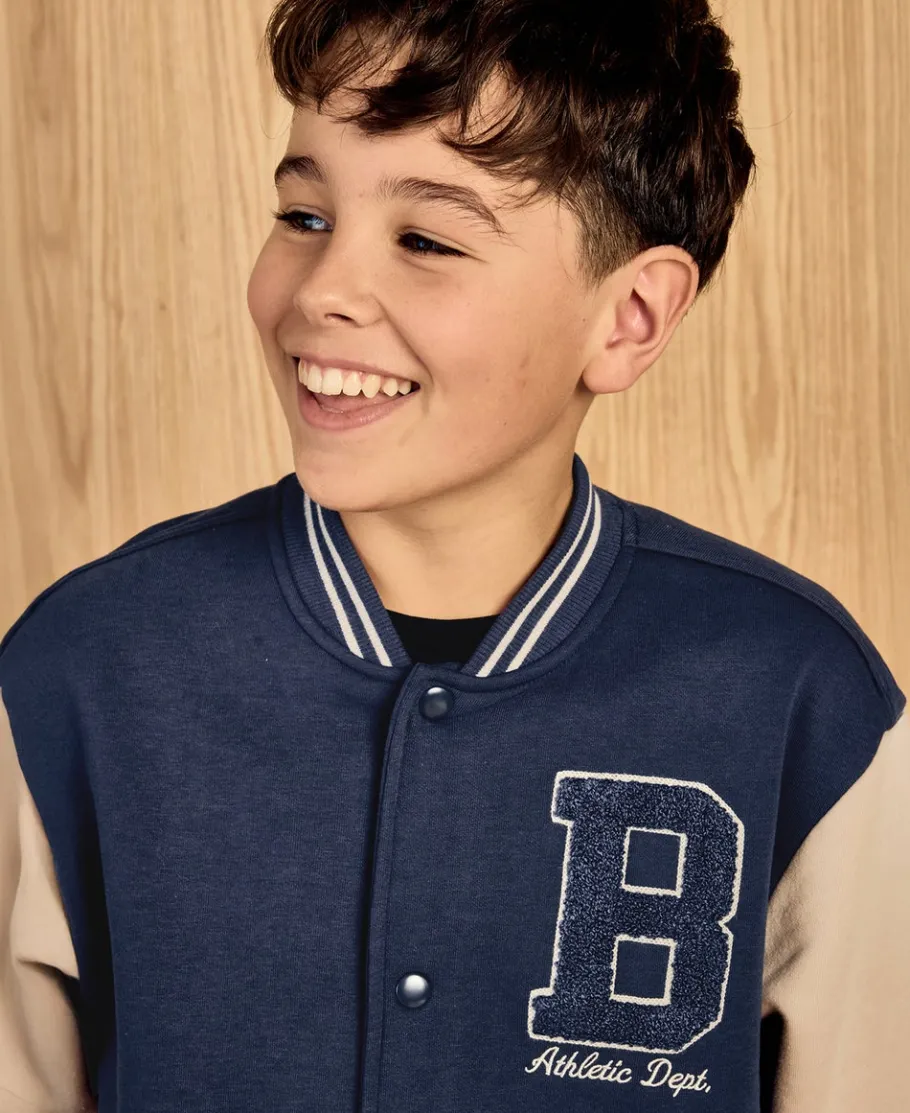 Best Kids' Collegiate Sweat Bomber Jacket Kids Sweats + Fleece|Kids 8 - 16