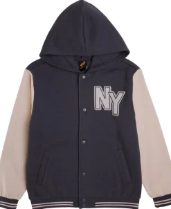 Best Kids' Collegiate Sweat Hooded Print Bomber Kids Sweats + Fleece|Tops
