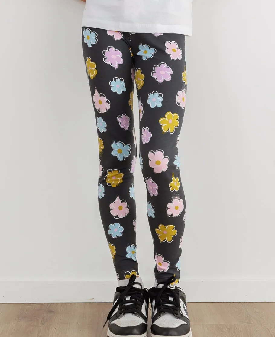 Outlet Kids' Full Length Printed Leggings Kids Bottoms|Essentials