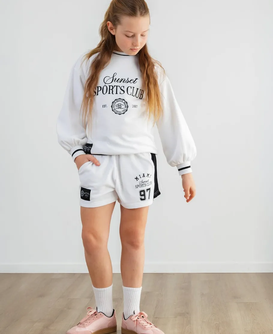 Outlet Kids' Gather Detail Sporty Sweatshirt Kids Sweats + Fleece|Kids 8 - 16