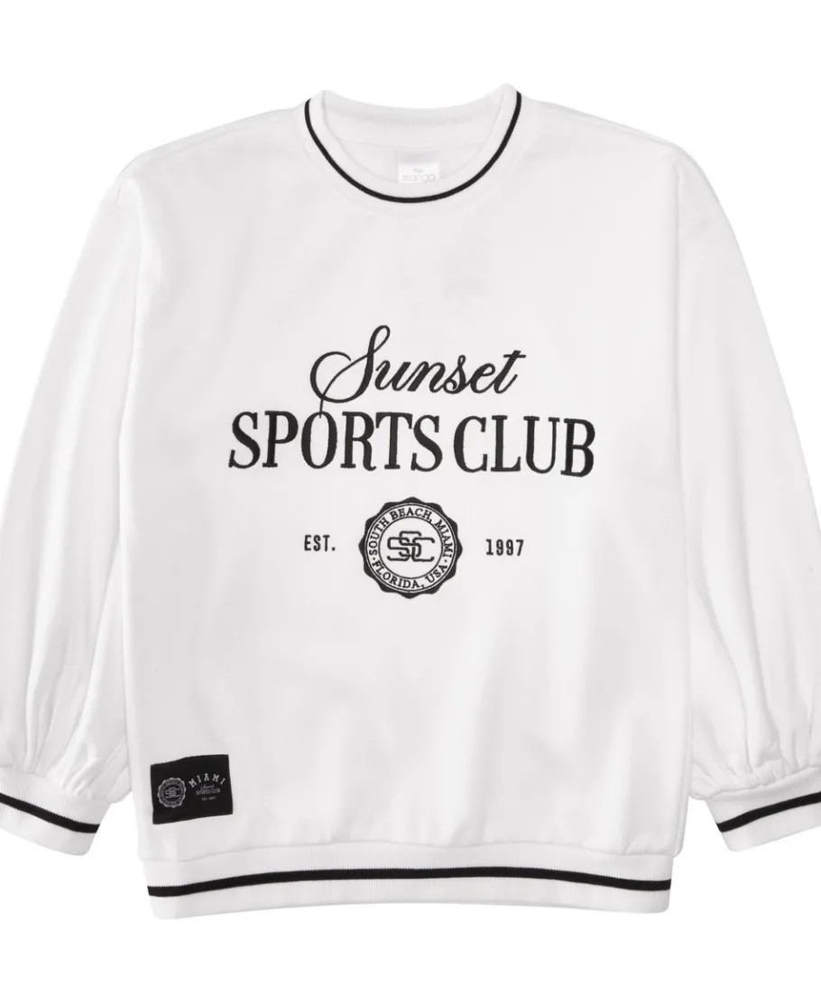 Outlet Kids' Gather Detail Sporty Sweatshirt Kids Sweats + Fleece|Kids 8 - 16