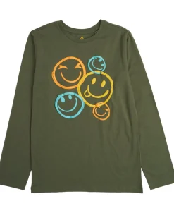 New Kids' Long Sleeve Printed Tee Kids Tops|T-Shirts