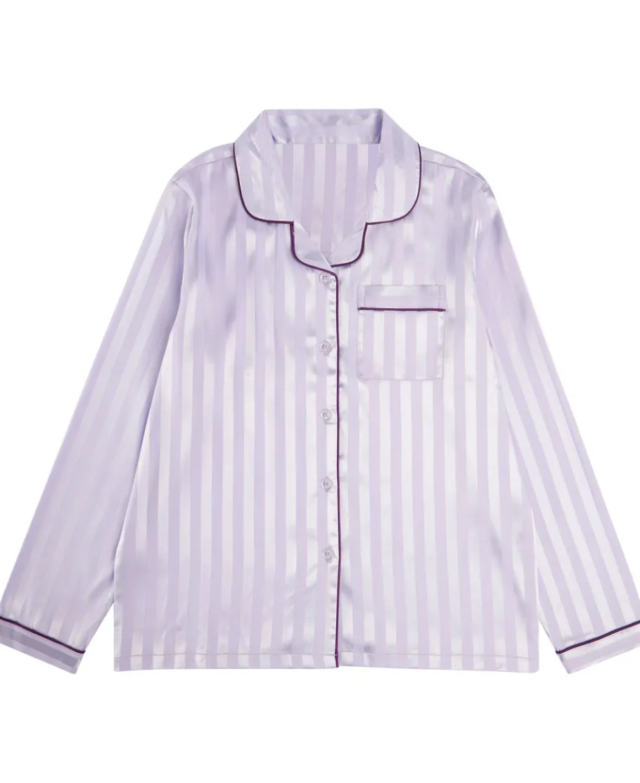 Discount Kids' Long Sleeve Satin PJs Kids Sleepwear