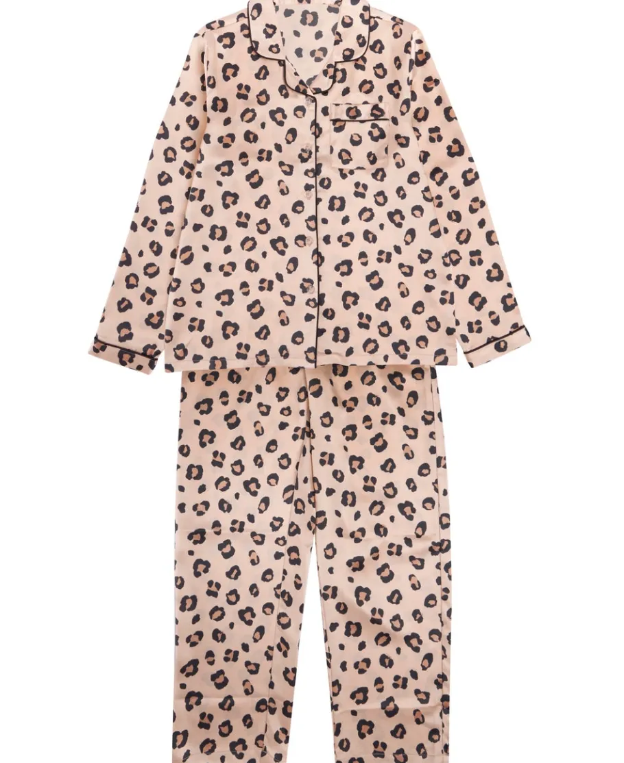 Sale Kids' Long Sleeve Satin PJs Kids Sleepwear