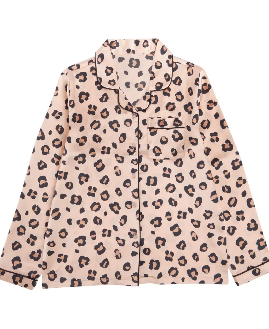 Sale Kids' Long Sleeve Satin PJs Kids Sleepwear