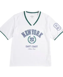 New Kids' Mesh Print V Neck Tee Kids Tops|T-Shirts
