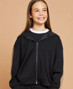 Discount Kids' Mini Me Side Stripe Zip Through Jacket Kids Sweats + Fleece|Tops