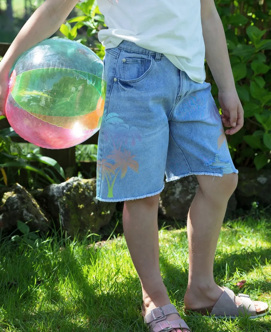 Sale Kids' Neon Print Jorts Kids Bottoms|Kids 8 - 16