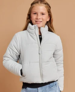 Online Kids' Plain Puffer Jacket Kids Jackets|Kids 8 - 16