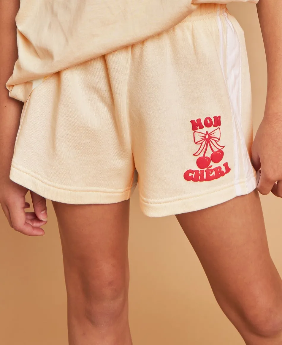 Hot Kids' Puff Print Terry Shorts Kids Bottoms|Kids 8 - 16