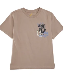 Hot Kids' Short Sleeve Front & Back Print Tee Kids Tops|T-Shirts