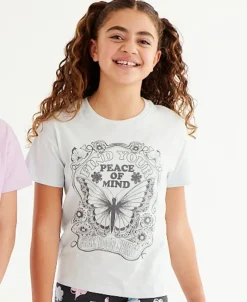 Clearance Kids' Short Sleeve Printed Tee Kids Tops|T-Shirts