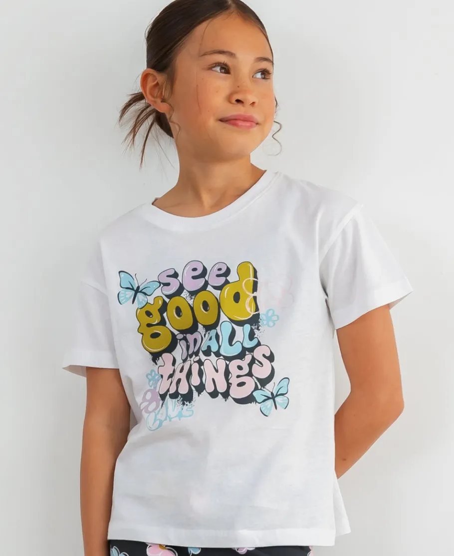 Fashion Kids' Short Sleeve Printed Tee Kids Tops|T-Shirts