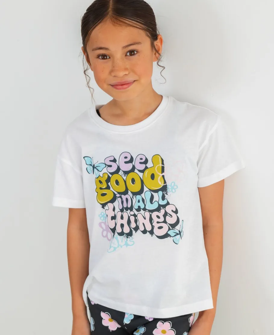 Fashion Kids' Short Sleeve Printed Tee Kids Tops|T-Shirts