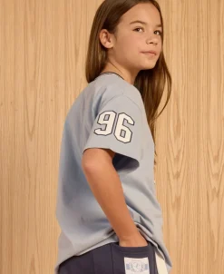 Best Kids' Short Sleeve Sporty V-Neck Jersey Tee Kids Tops|T-Shirts