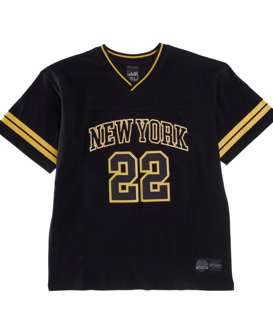 Sale Kids' V Neck Sporty Jersey Tee Kids Tops|T-Shirts