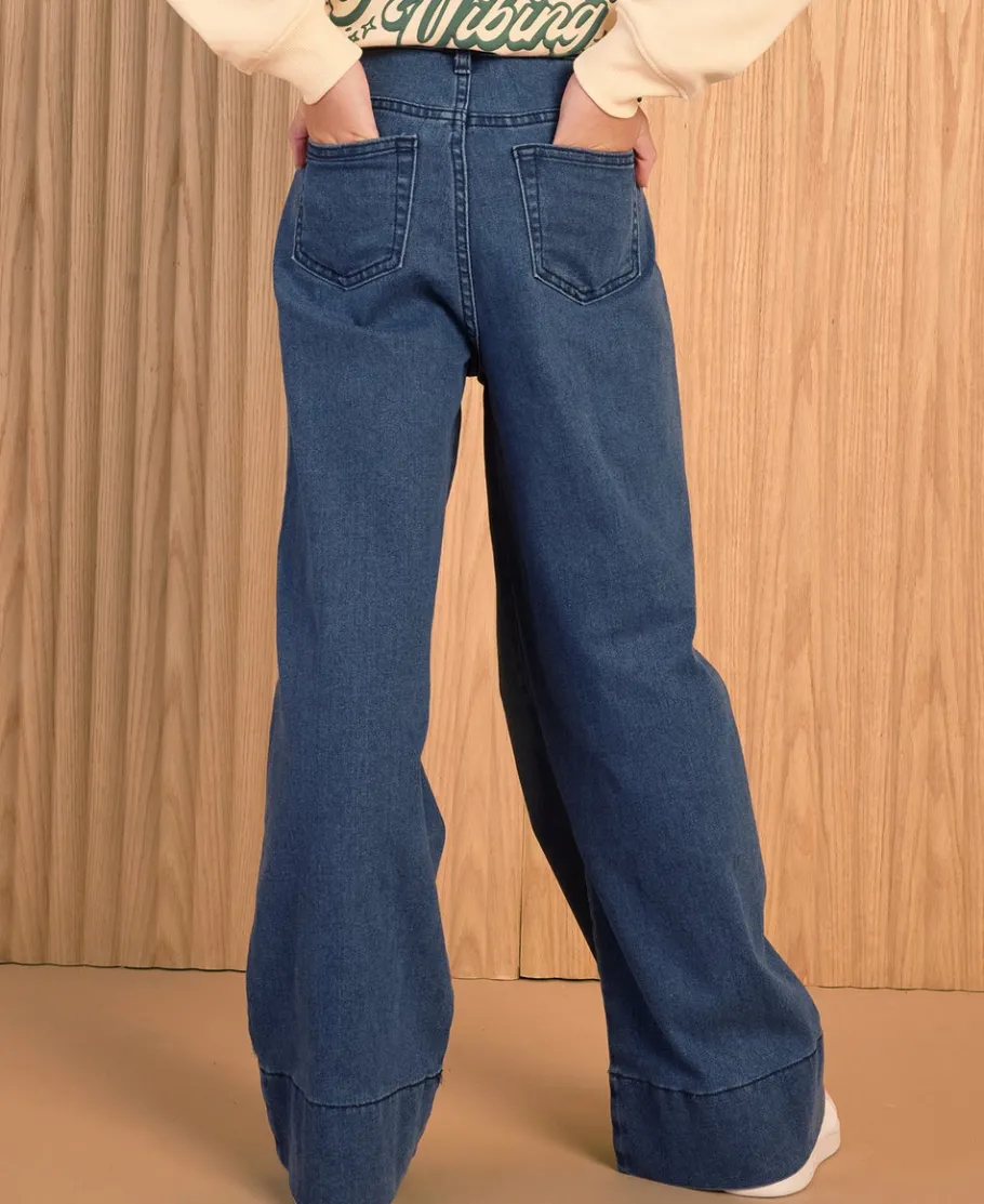 Discount Kids' Wide Panelled Jean Kids Kids 8 - 16