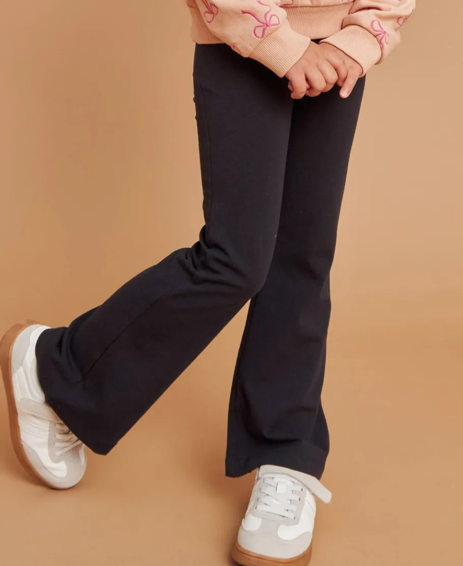 New Little Girls Plain Flares Kids Bottoms|Essentials