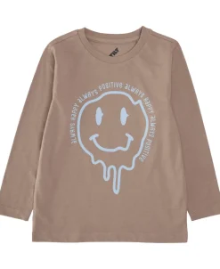 New Little Kids' Long Sleeve Print Tee Kids Tops|T-Shirts