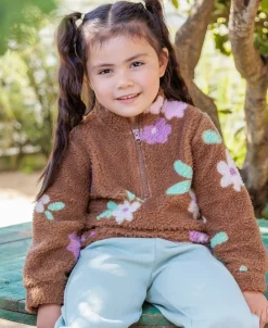 Discount Little Kids' 1/4 Zip Printed Teddy Sweat Kids Sweats + Fleece|Kids 1 - 7