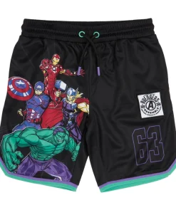 Hot Little Kids' Avengers Mesh Short Kids Licensed Clothing|Kids 1 - 7