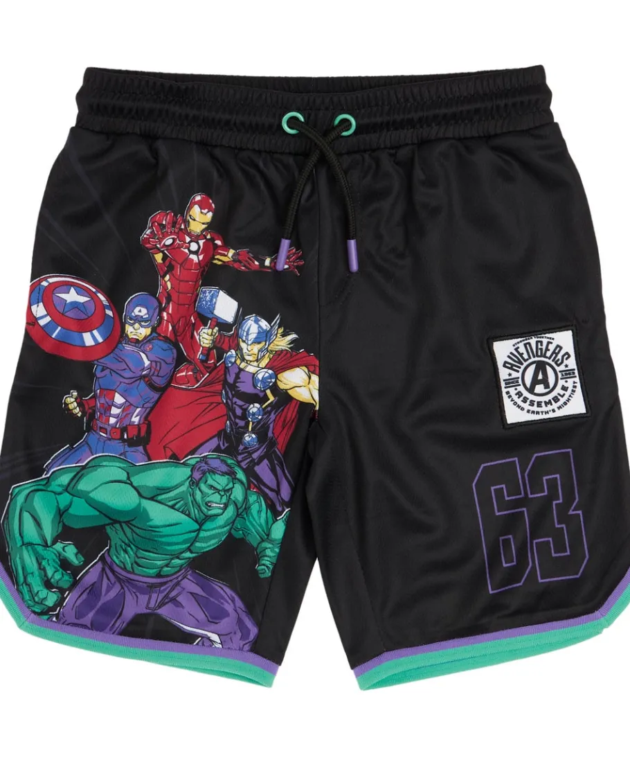 Hot Little Kids' Avengers Mesh Short Kids Licensed Clothing|Kids 1 - 7