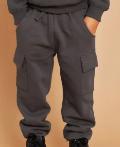 New Little Kids' Cargo Trackpants Kids Sweats + Fleece|Bottoms