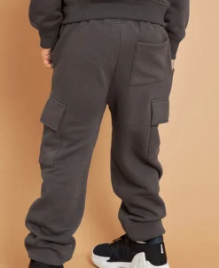 New Little Kids' Cargo Trackpants Kids Sweats + Fleece|Bottoms