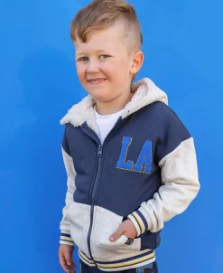 Best Little Kids' Collegiate Sherpa Hoodie Kids Sweats + Fleece|Tops