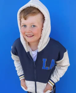 Best Little Kids' Collegiate Sherpa Hoodie Kids Sweats + Fleece|Tops